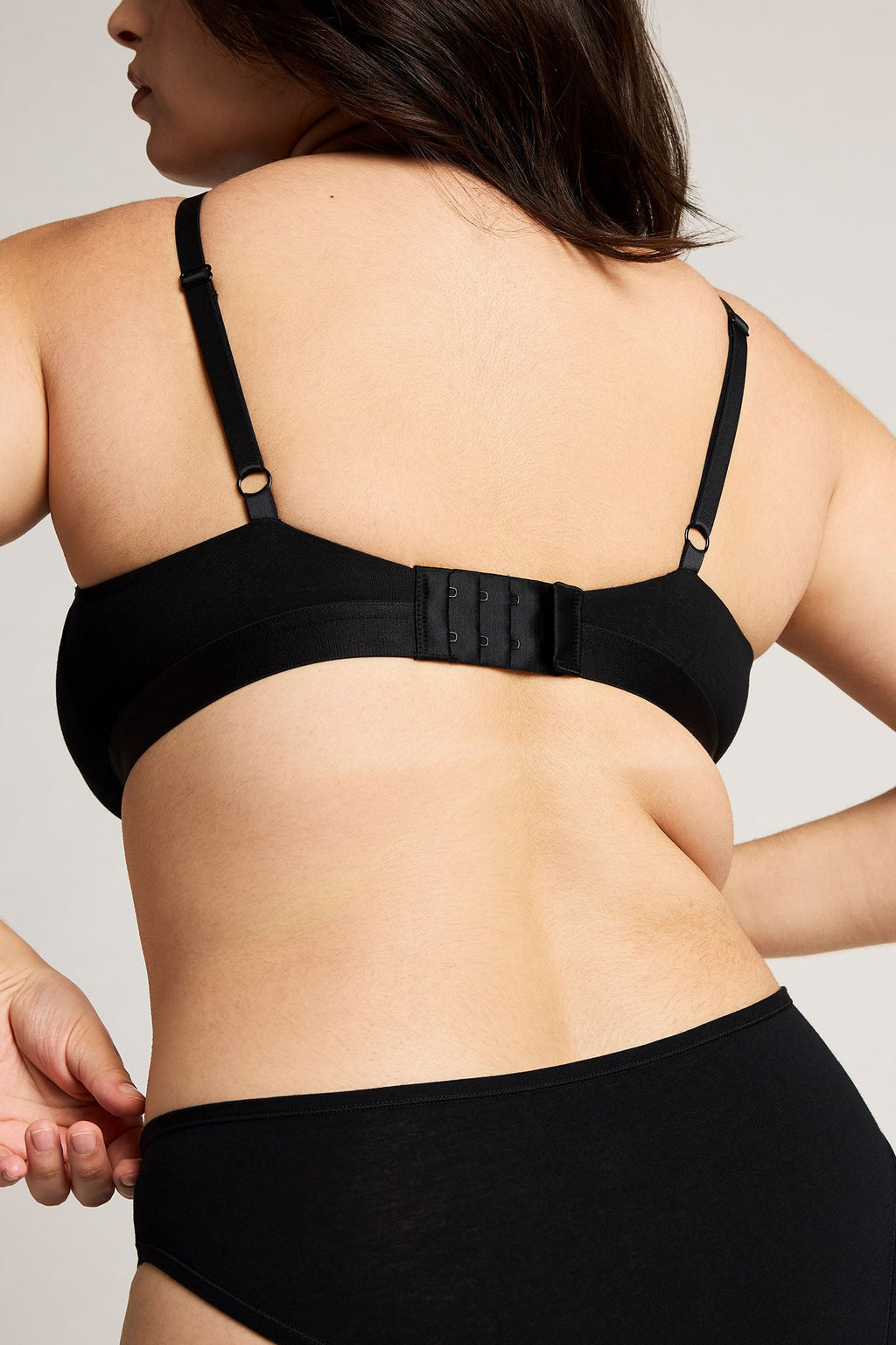 Cloud Cotton Nursing Bra in Black