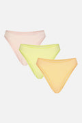 Cloud Cotton French Cut Brief in Rainbow Sherbet (Pack)