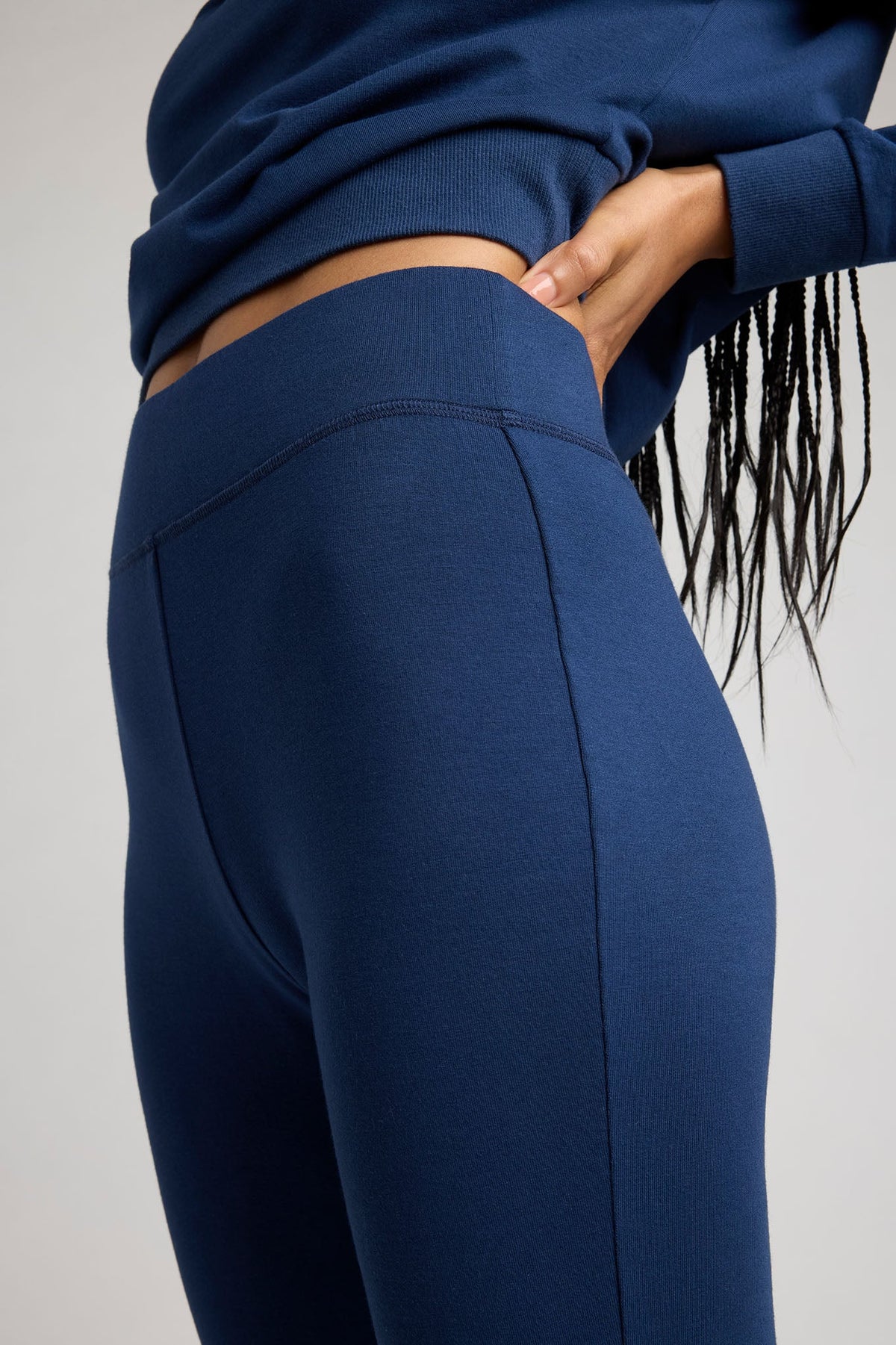 Club Flare Pant in Navy