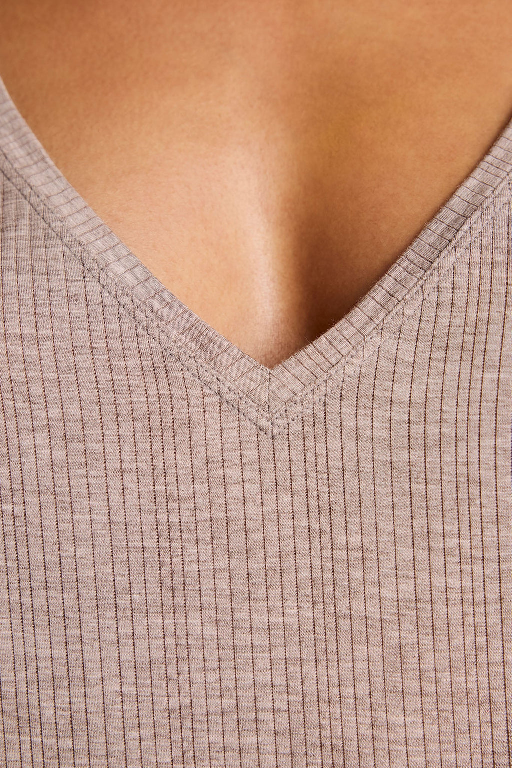 Whipped Boyfriend V Tee in Mink