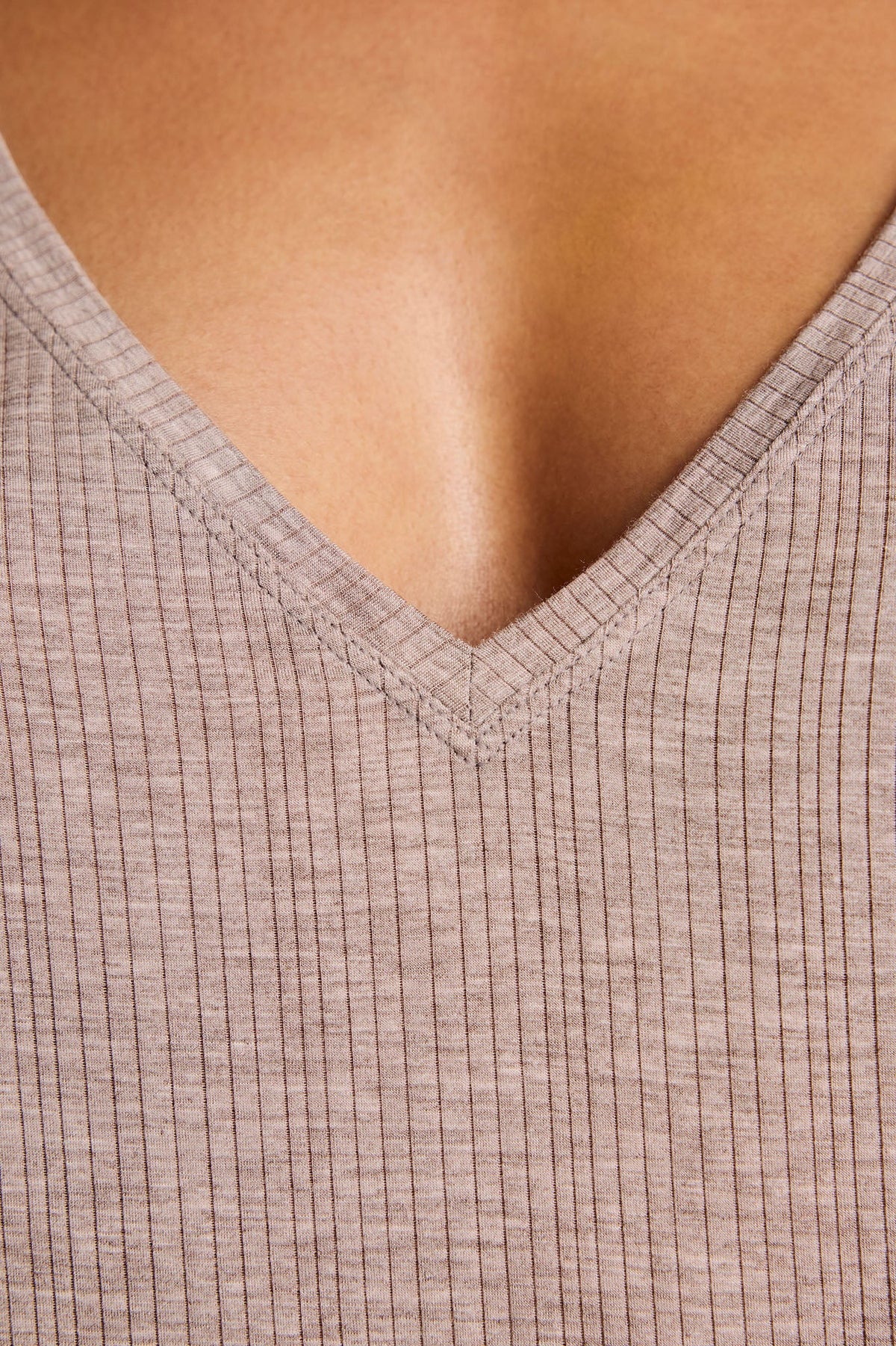 Whipped Boyfriend V Tee in Mink