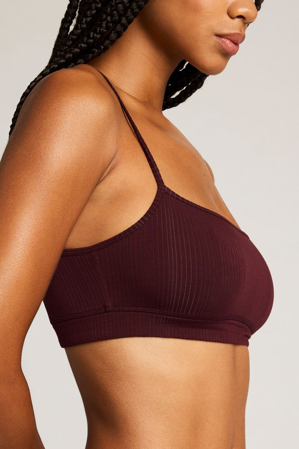 Whipped Bralette in Garnet