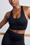 Base Sport™ – Racerback Top in Black